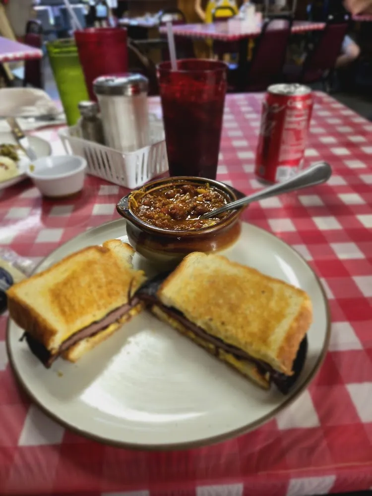 Bologna Melt with Homemade Chili